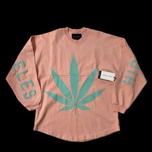 NWT SPIRIT JERSEY T-shirt High from Los Angeles Smoke High Times So Good Happy